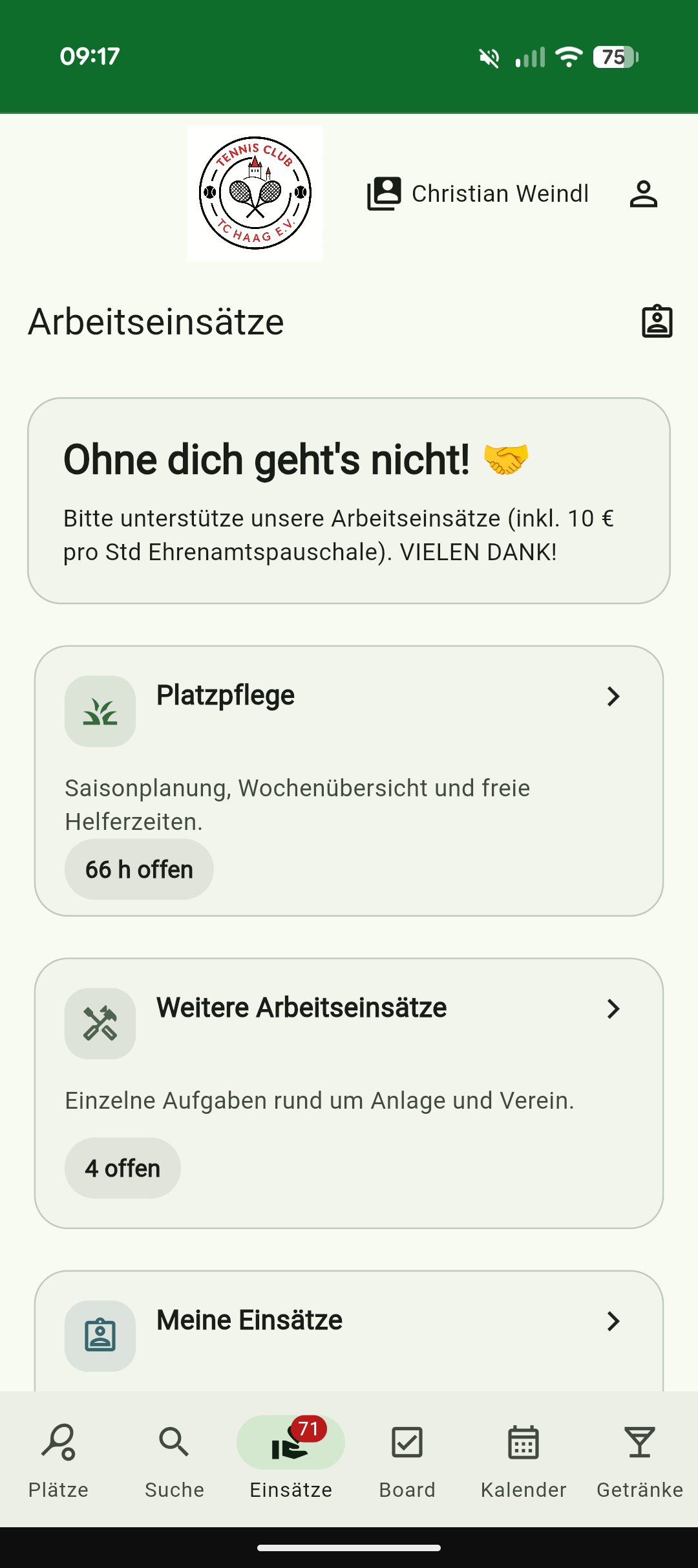 Einsätze Übersicht